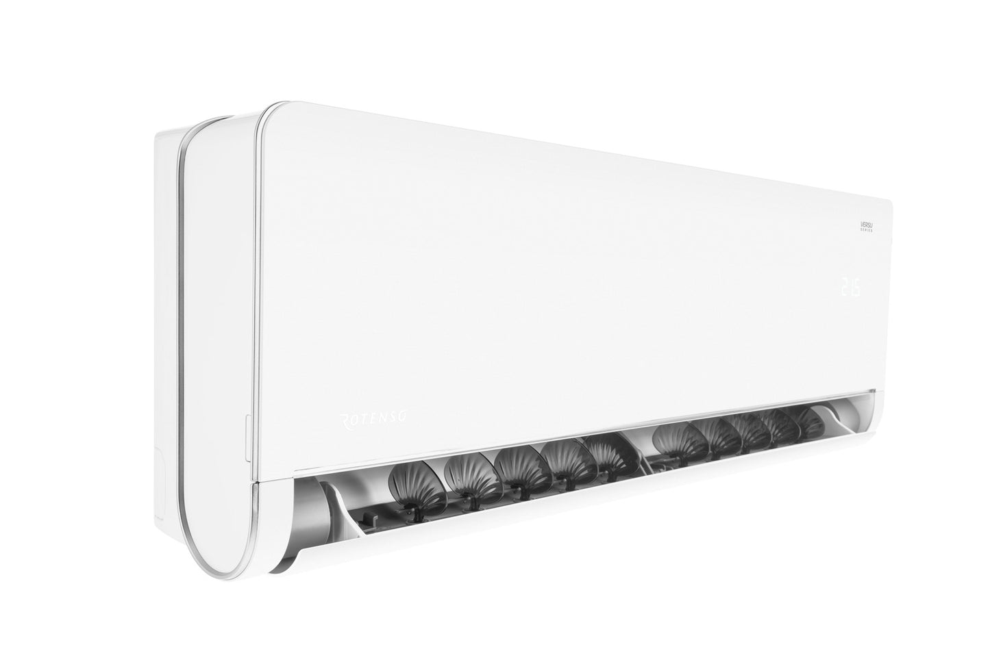 Rotenso Versu Pure air conditioner, 2.6 kW to 5.3 kW, single-split wall-mounted unit set with digital inverter, WiFi, A+++