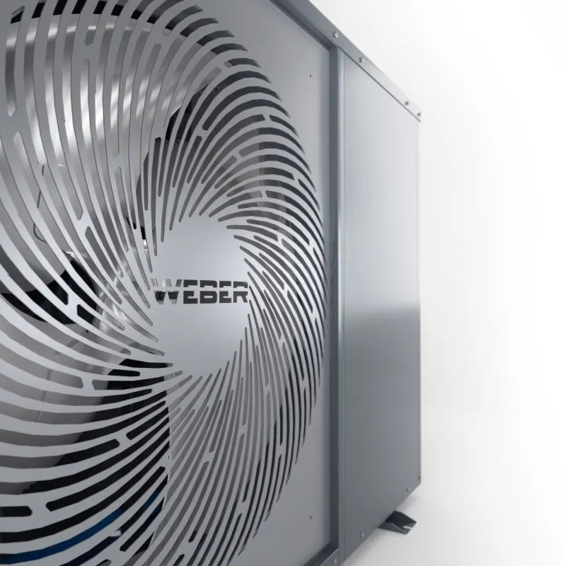 Monoblock heat pump WEBER HT 12kW for domestic hot water and heating R32 WiFi BAFA A+++ 