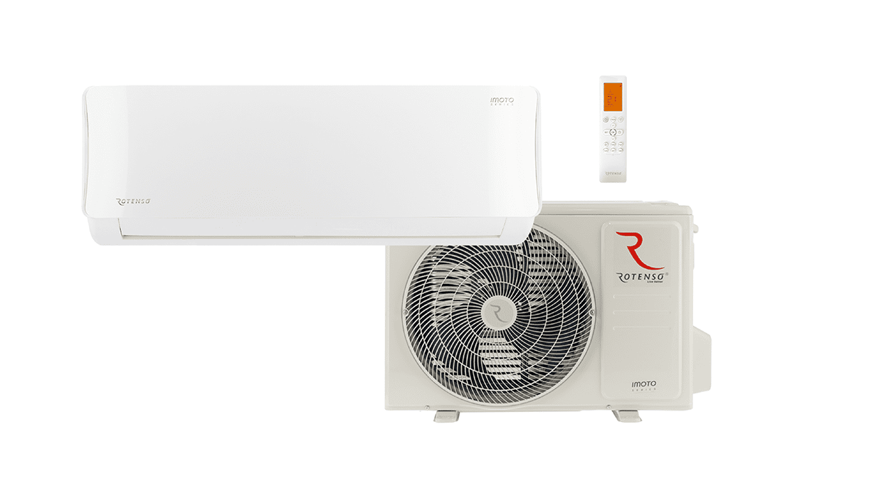 Rotenso Klimaanlage Imoto 2,6 kW bis 7 kW Single-Split Wandgeräte-Set Digital Inverter WiFi A+++