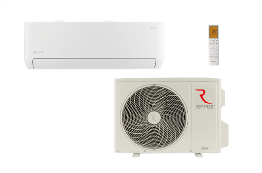 Rotenso Klimaanlage Teta White 2,6 kW bis 6,9 kW Single-Split Wandgeräte-Set Digital Inverter WiFi A+++