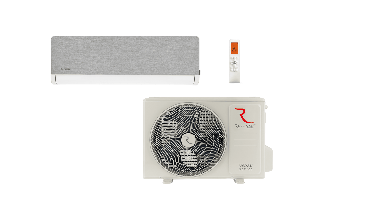 Rotenso Versu Cloth Caramel Air Conditioner 2.6 kW to 5.3 kW Single-Split Wall Unit Set Digital Inverter WiFi A+++