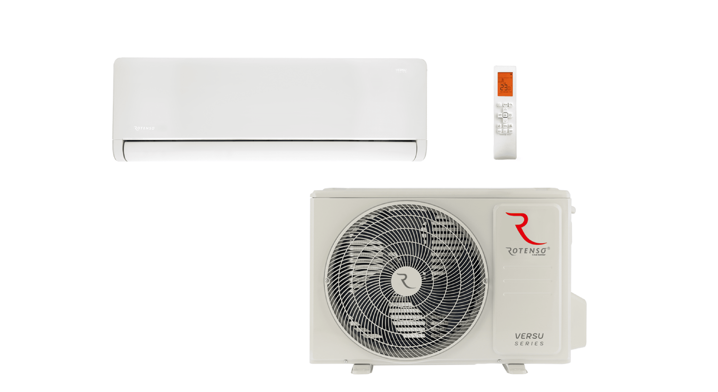 Rotenso Versu Pure air conditioner, 2.6 kW to 5.3 kW, single-split wall-mounted unit set with digital inverter, WiFi, A+++