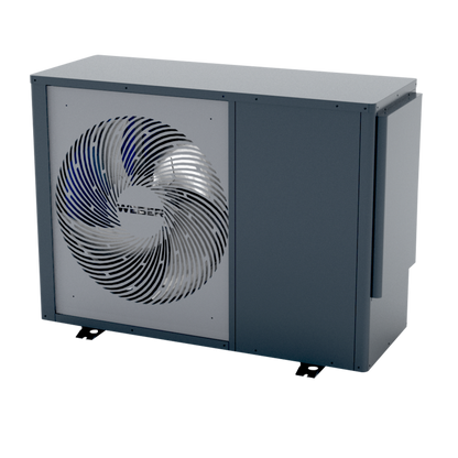 Monoblock heat pump WEBER HT 12kW for domestic hot water and heating R32 WiFi BAFA A+++ 